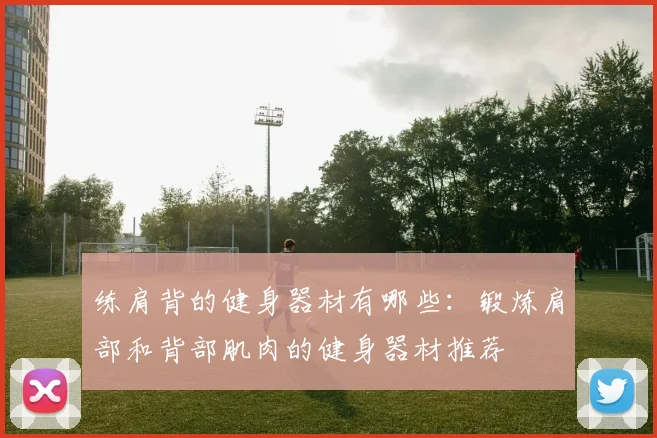 练肩背的健身器材有哪些：锻炼肩部和背部肌肉的健身器材推荐